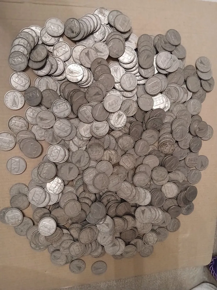 Big quantity mix of uk and irish 500 +  coins - Image 4