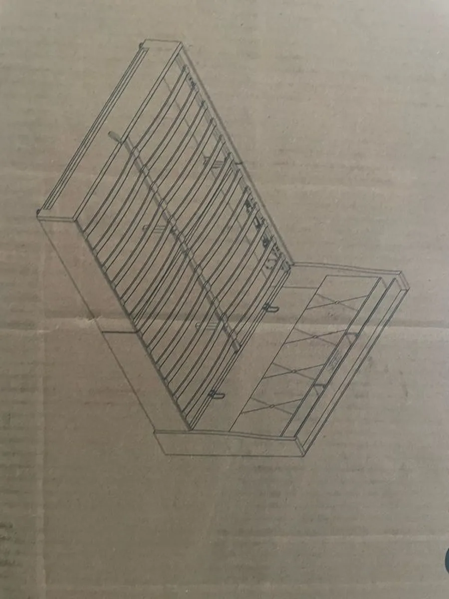 king size LED light bed without mattress - Image 2