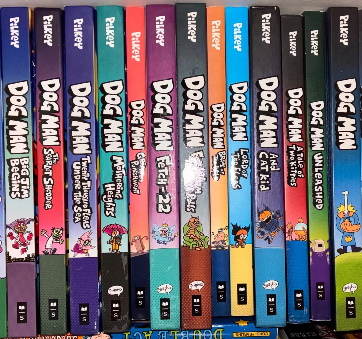 Dav Pilkey Dog Man 13 Book Mixed Bundle — 8 Hardba