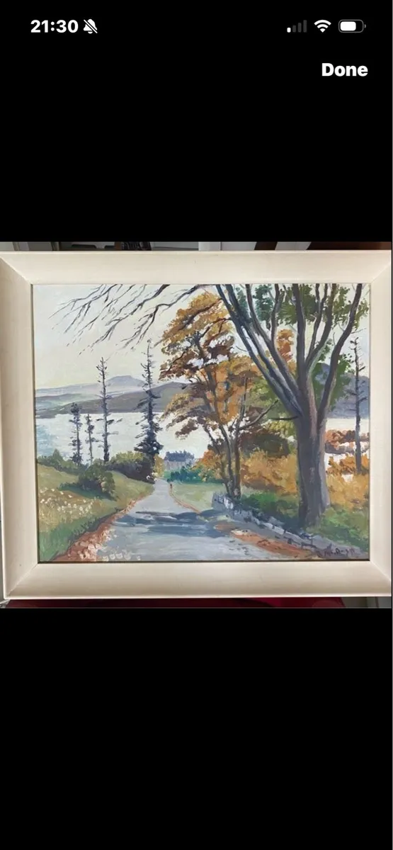 Sligo Artist Bernard Mc Donagh Original Painting - Image 1