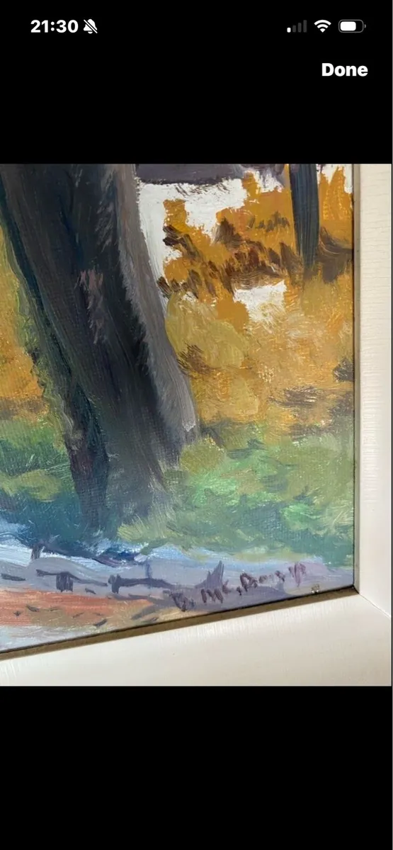 Sligo Artist Bernard Mc Donagh Original Painting - Image 2