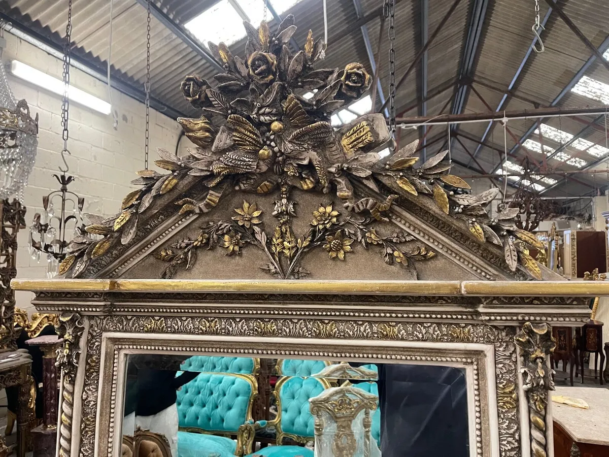 Very nice large mirror with light tones - Image 3