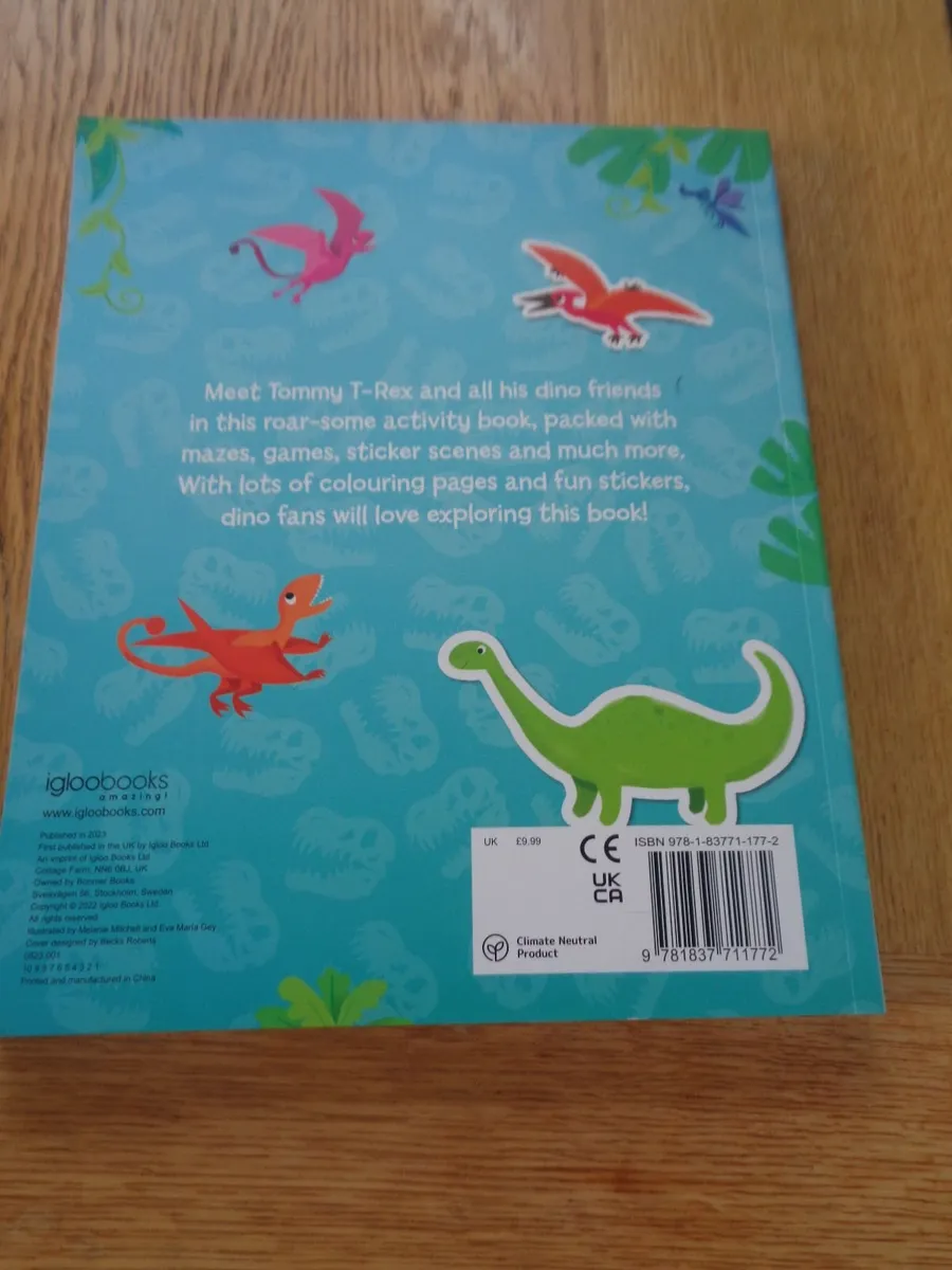 Dino Sticker Activity Book for Sale - Image 3