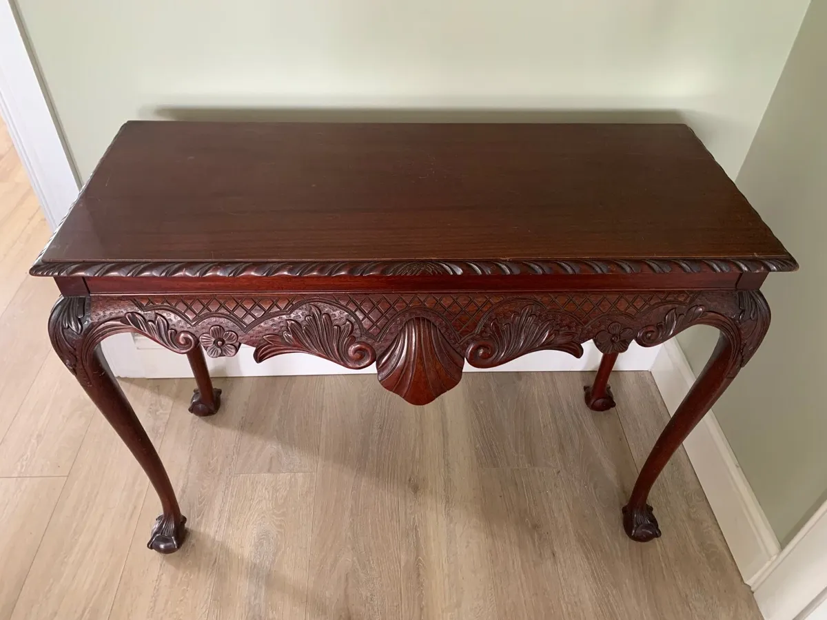 Chippendale Style Console Table - Image 2