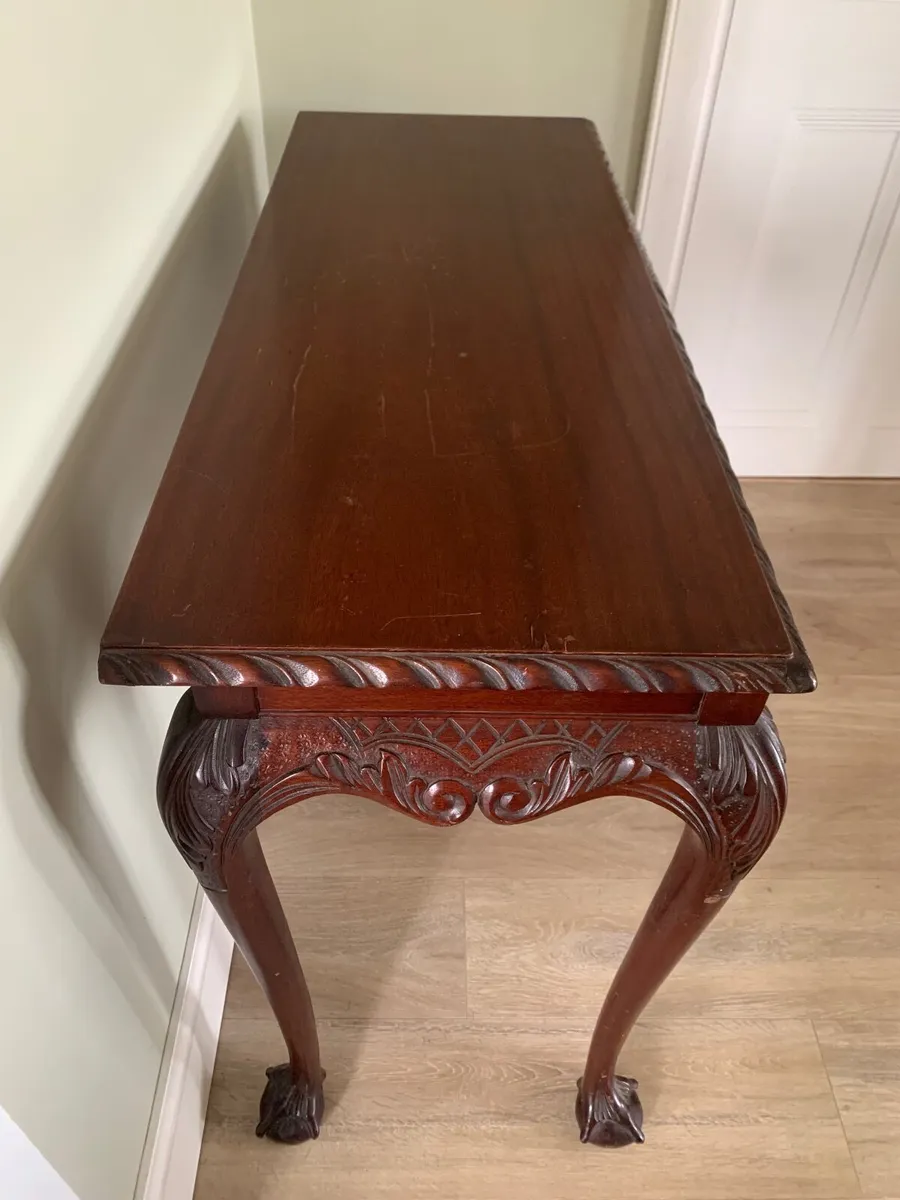 Chippendale Style Console Table - Image 4