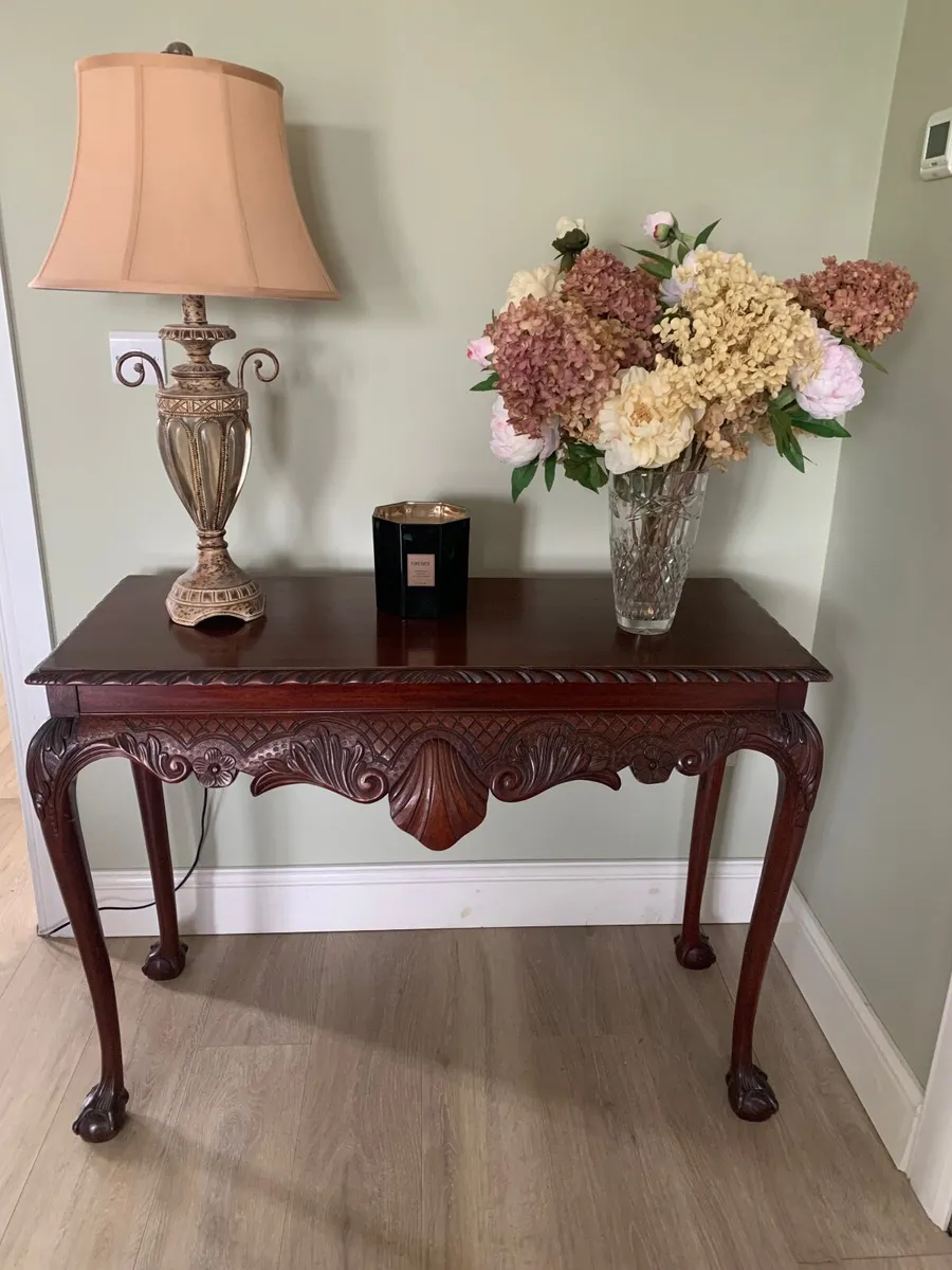 Chippendale Style Console Table - Image 1