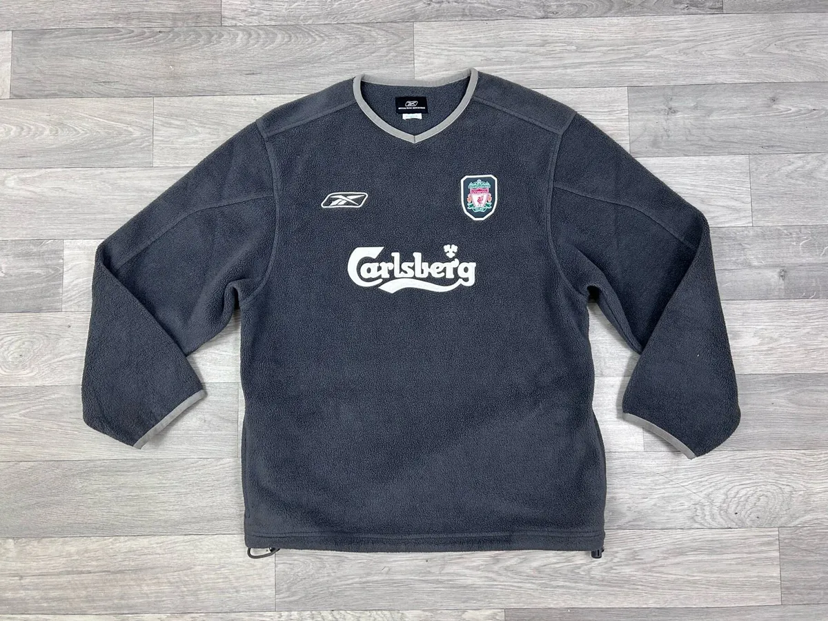 Vintage 90s Reebok Liverpool Fleece Sweatshirt XS - Image 1