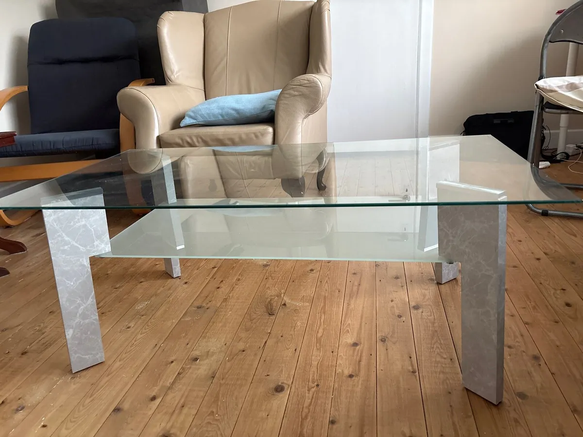 Glass coffee table - Image 2