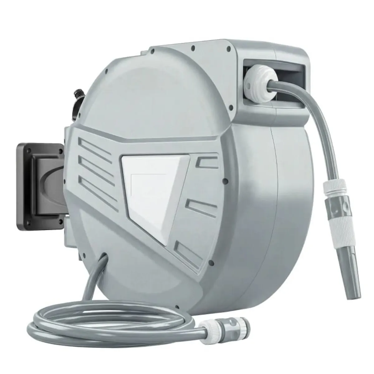 Wall-Mounted Hose Reel 20+1.6m x Ø 15mm, Automatic - Image 1