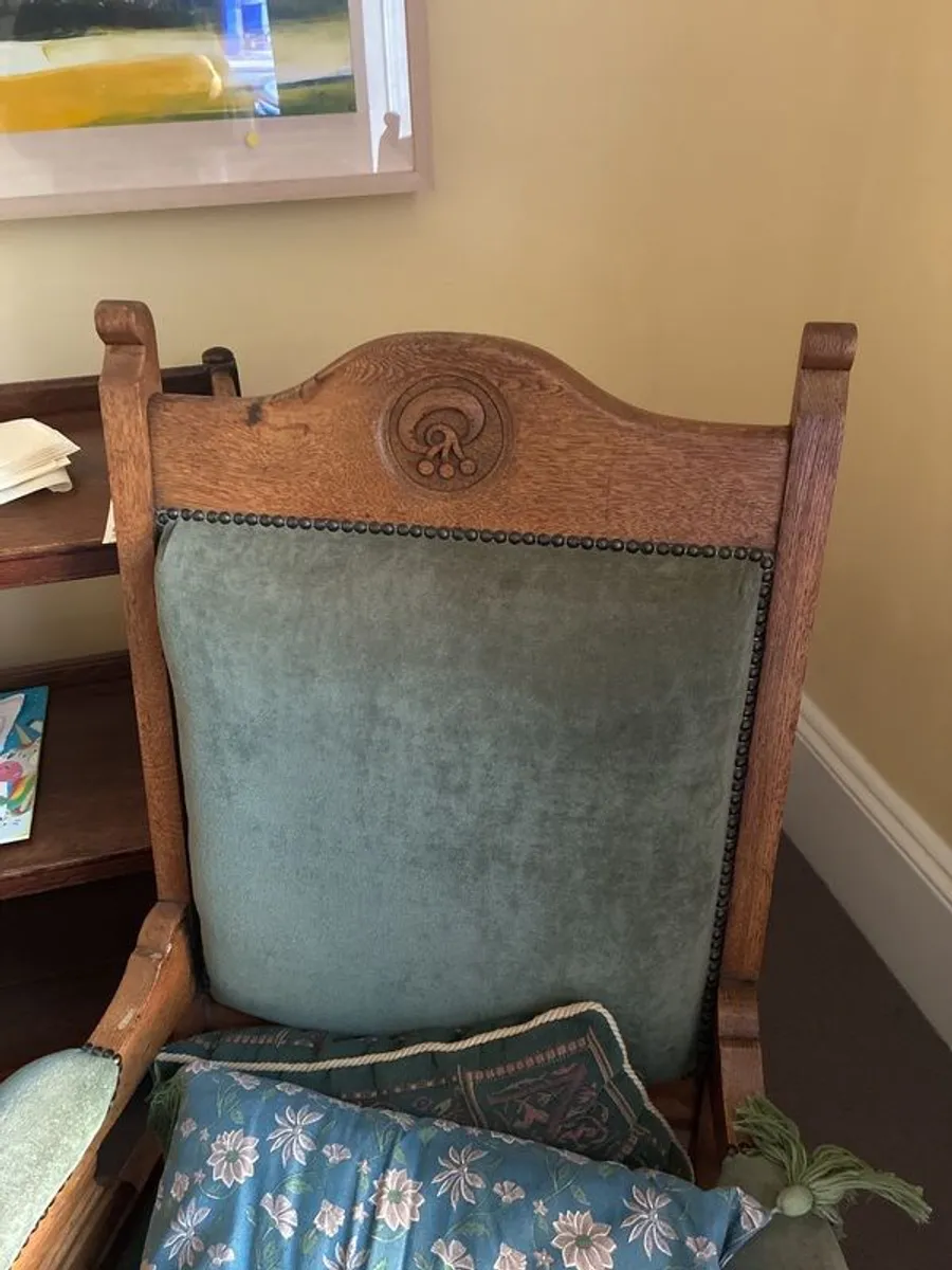 antique arm chairs - Image 3
