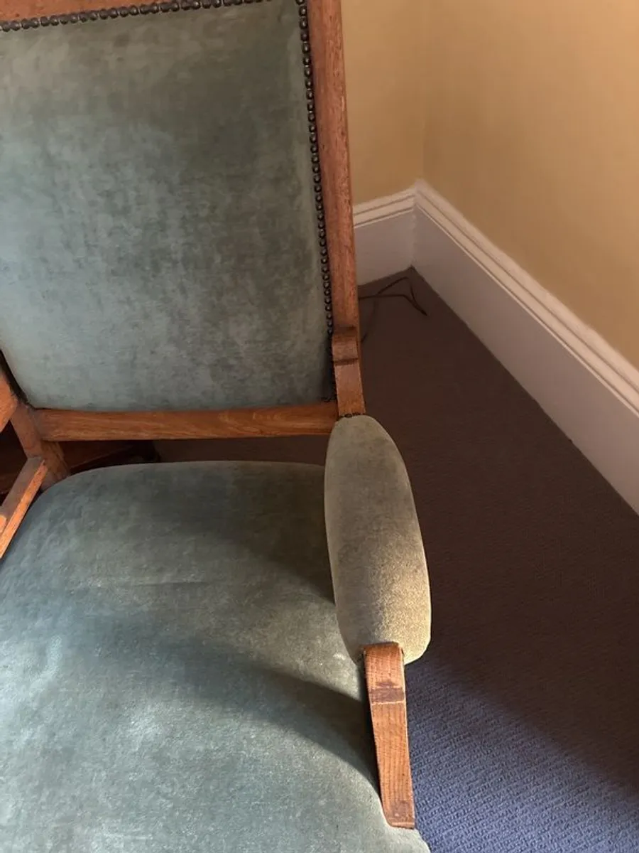 antique arm chairs - Image 4