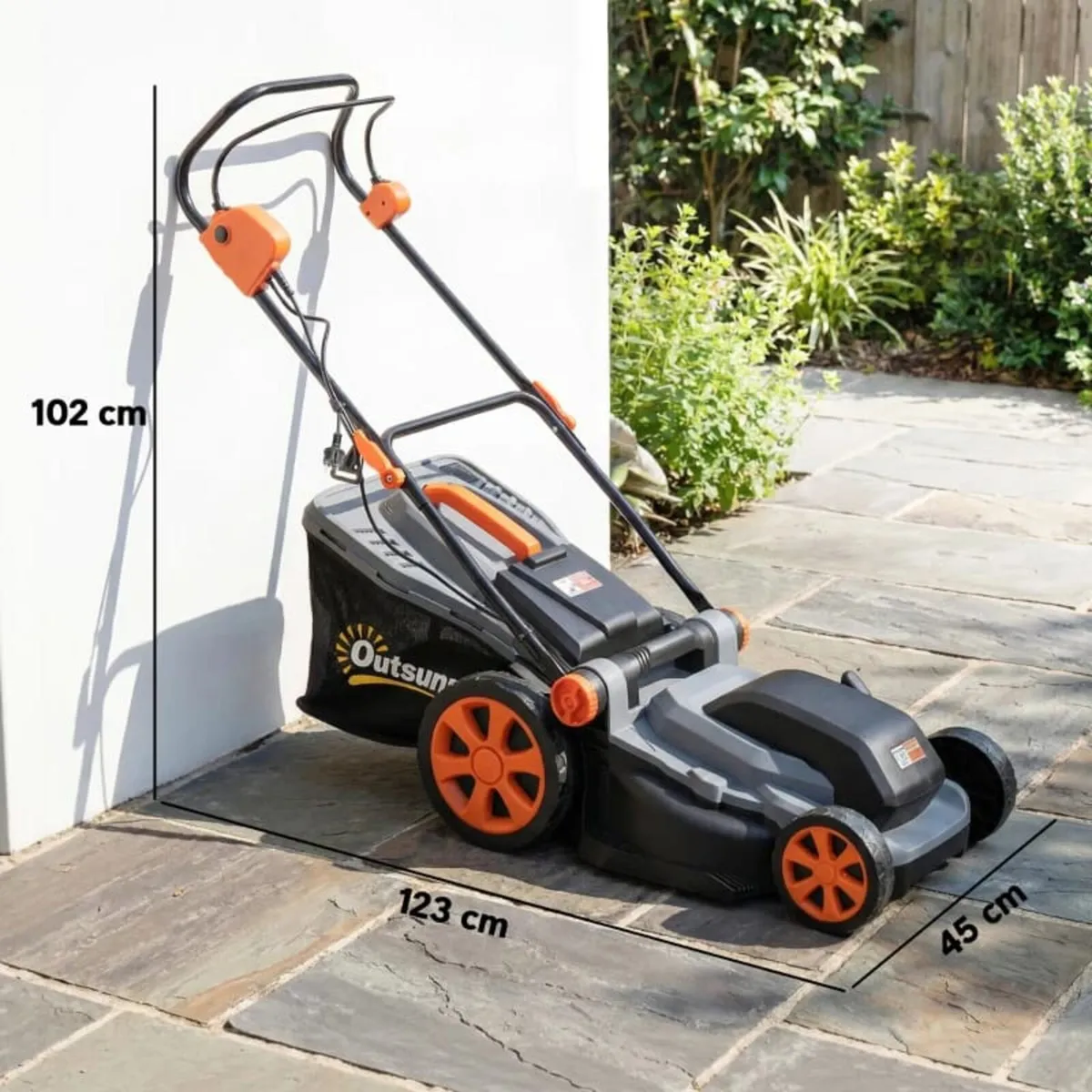 1800W Electric Lawnmower with 40cm Cutting Width, - Image 2