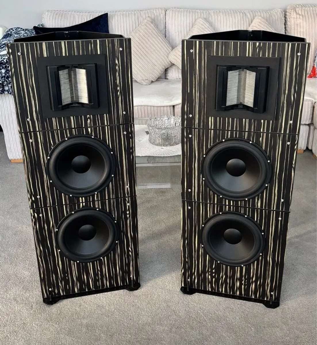 Trio 10 Open Baffle Speakers - Image 1