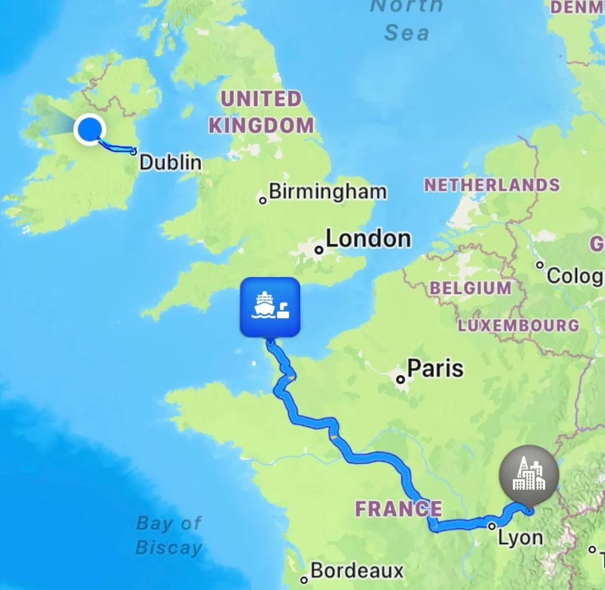 Trailer Space Available Ireland → France 🇮🇪🇫🇷