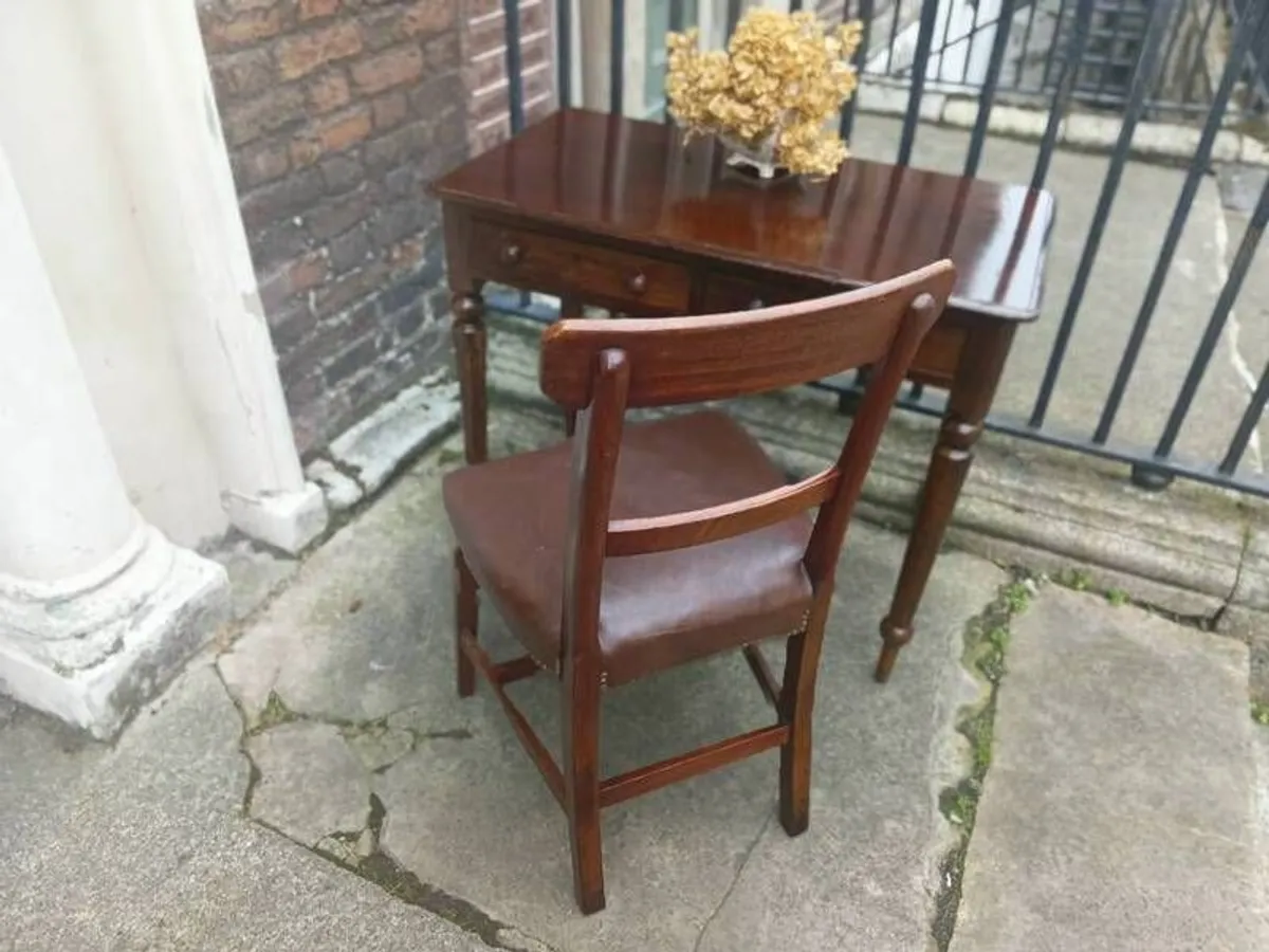 A George 111 style mahogany Writing Table - Image 2