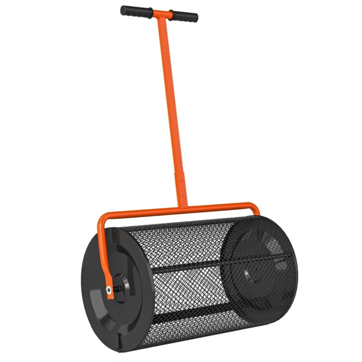 Compost Spreader, 24" Peat Moss Spreader with Heig - Image 1