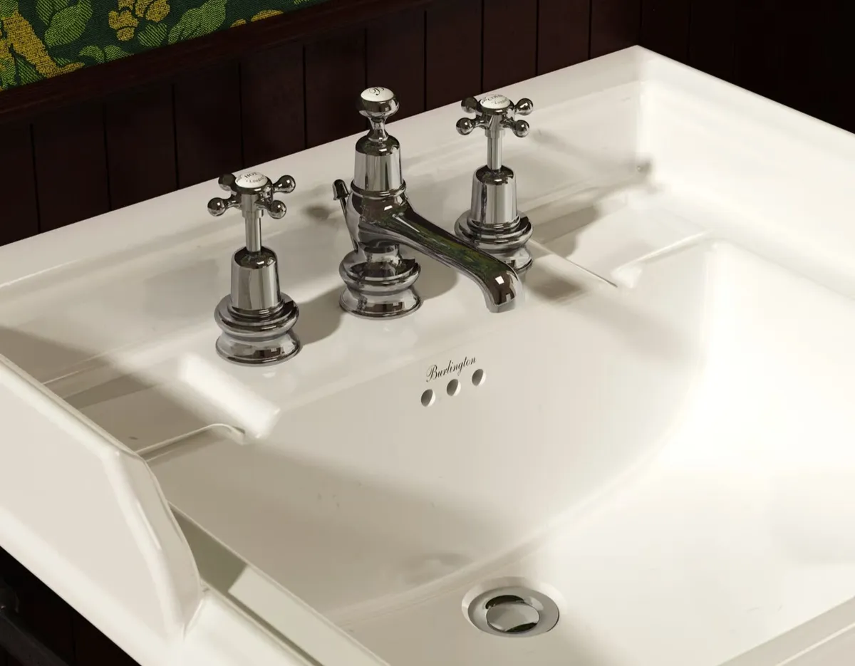 Burlington Claremont 3TH Basin Mixer - Image 1