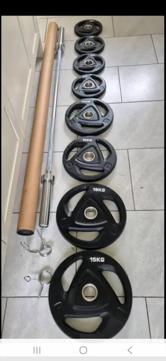 Brand new olympic weight lifting set - Image 2