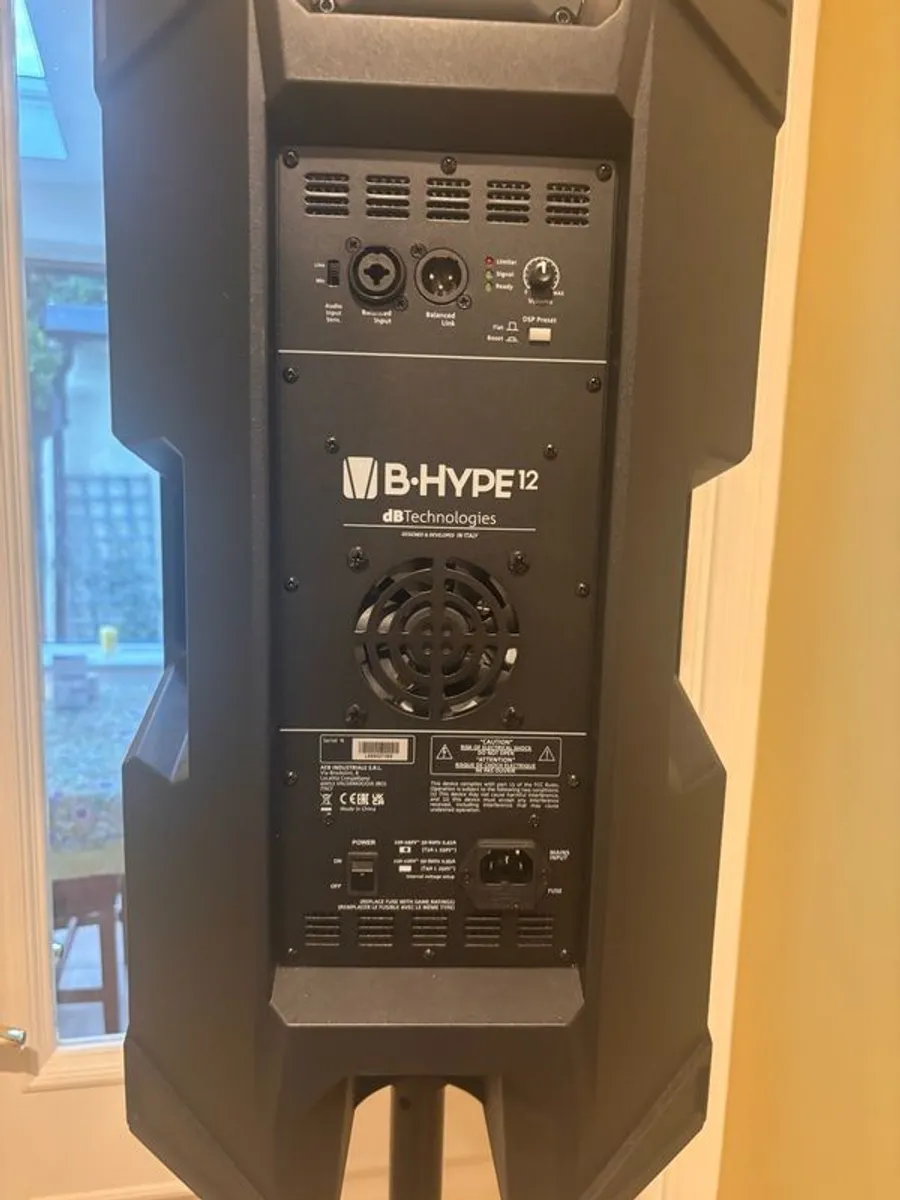 dB Technologies B-HYPE 12 Active PA Speaker - Complete Package - Mint Condition - Image 1