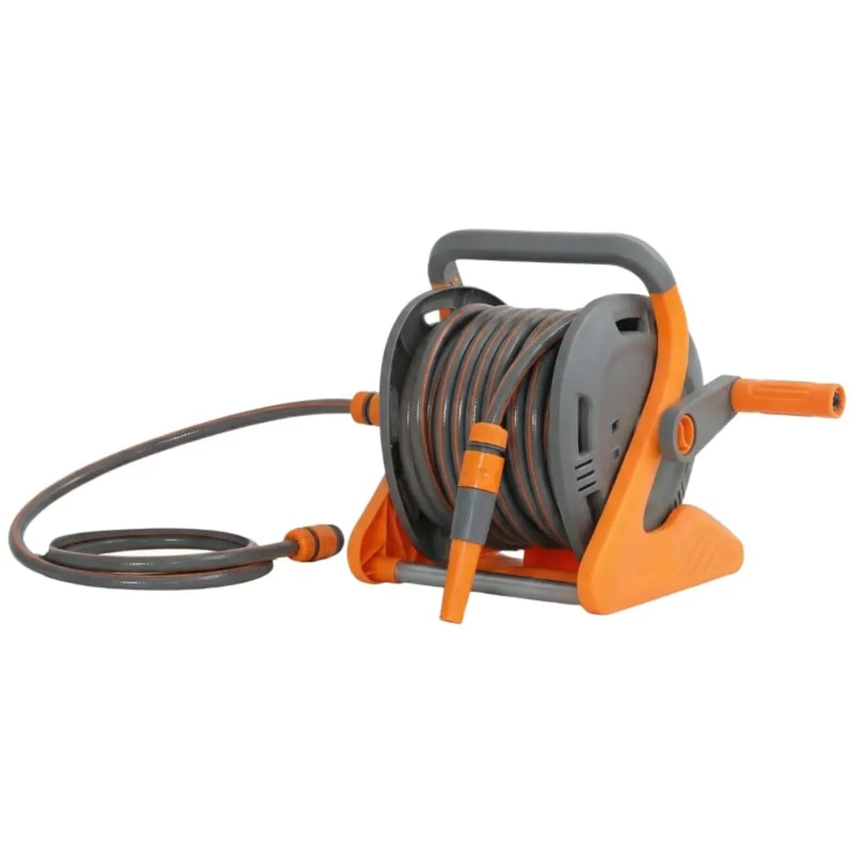Portable Garden Hose Reel, 20+2 m Wall Mounted Hos - Image 1