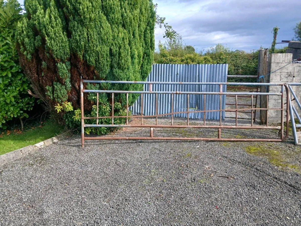 2 Heavy duty feeding barrier gates - Image 2