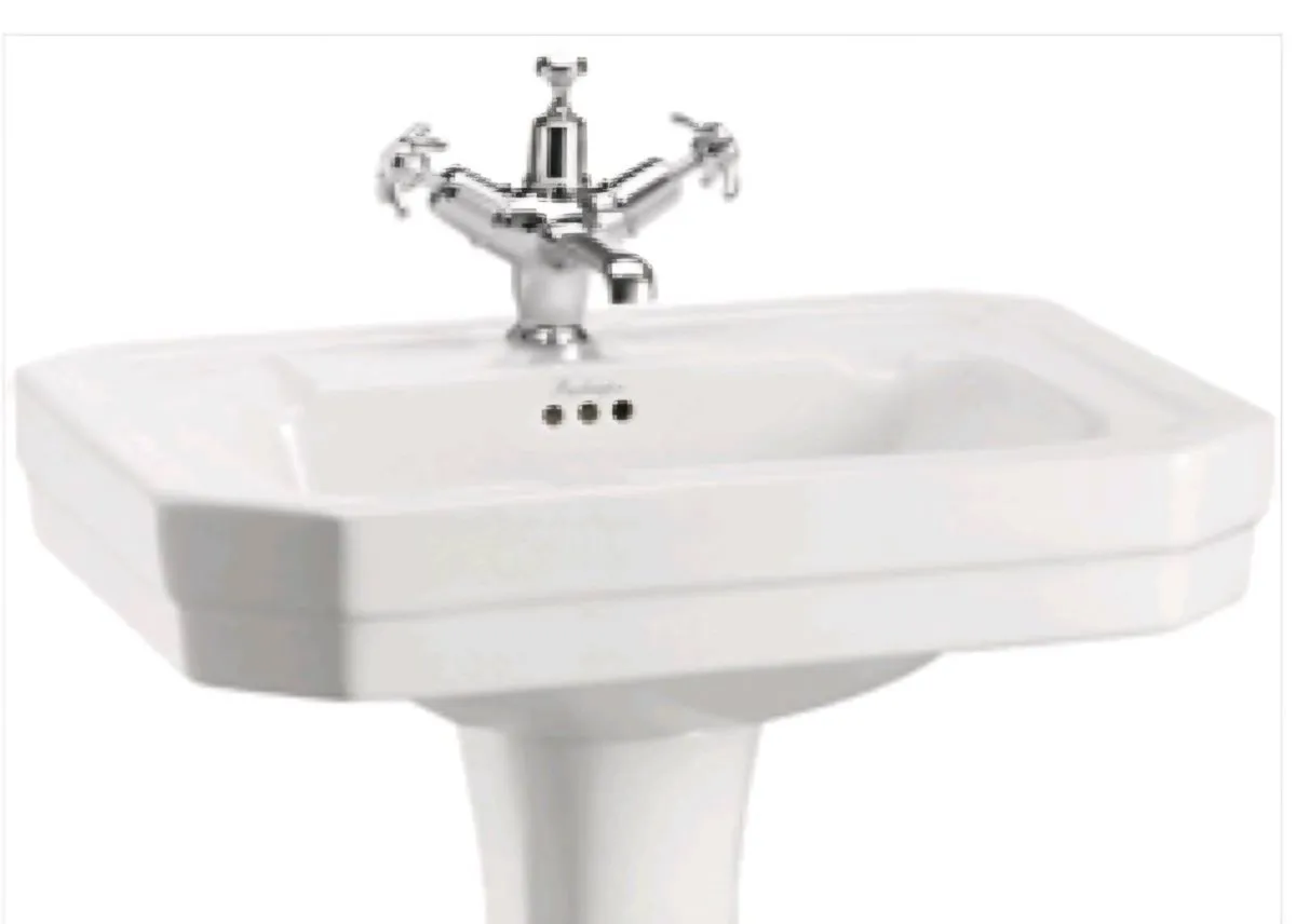 Burlington 56cm Victorian sink - single tap hole