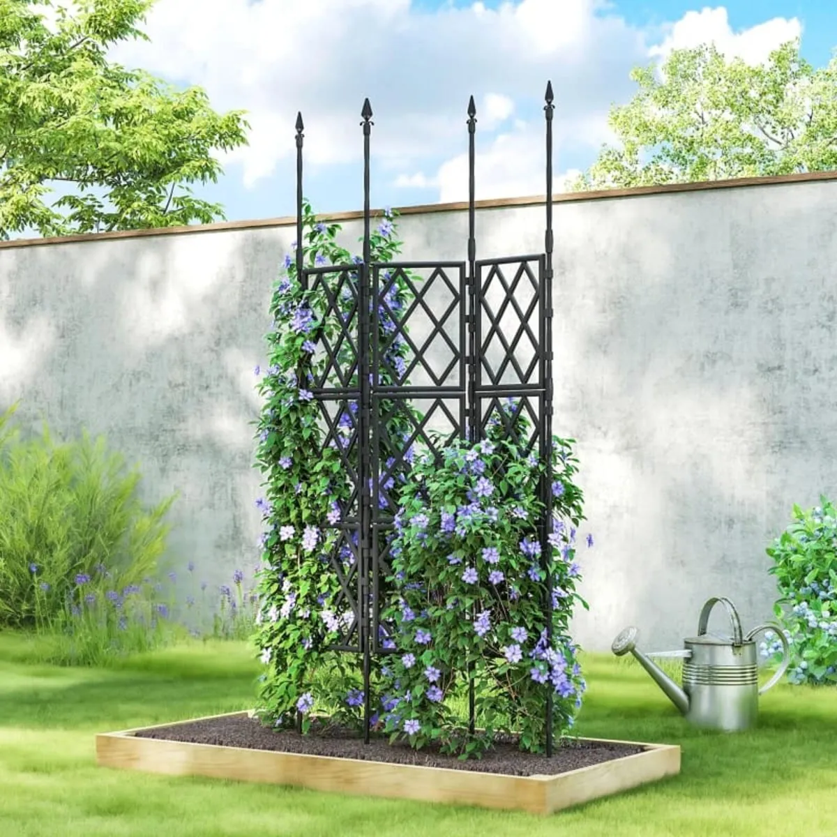 Foldable Garden Trellis, Lattice Climbing Support - Image 2