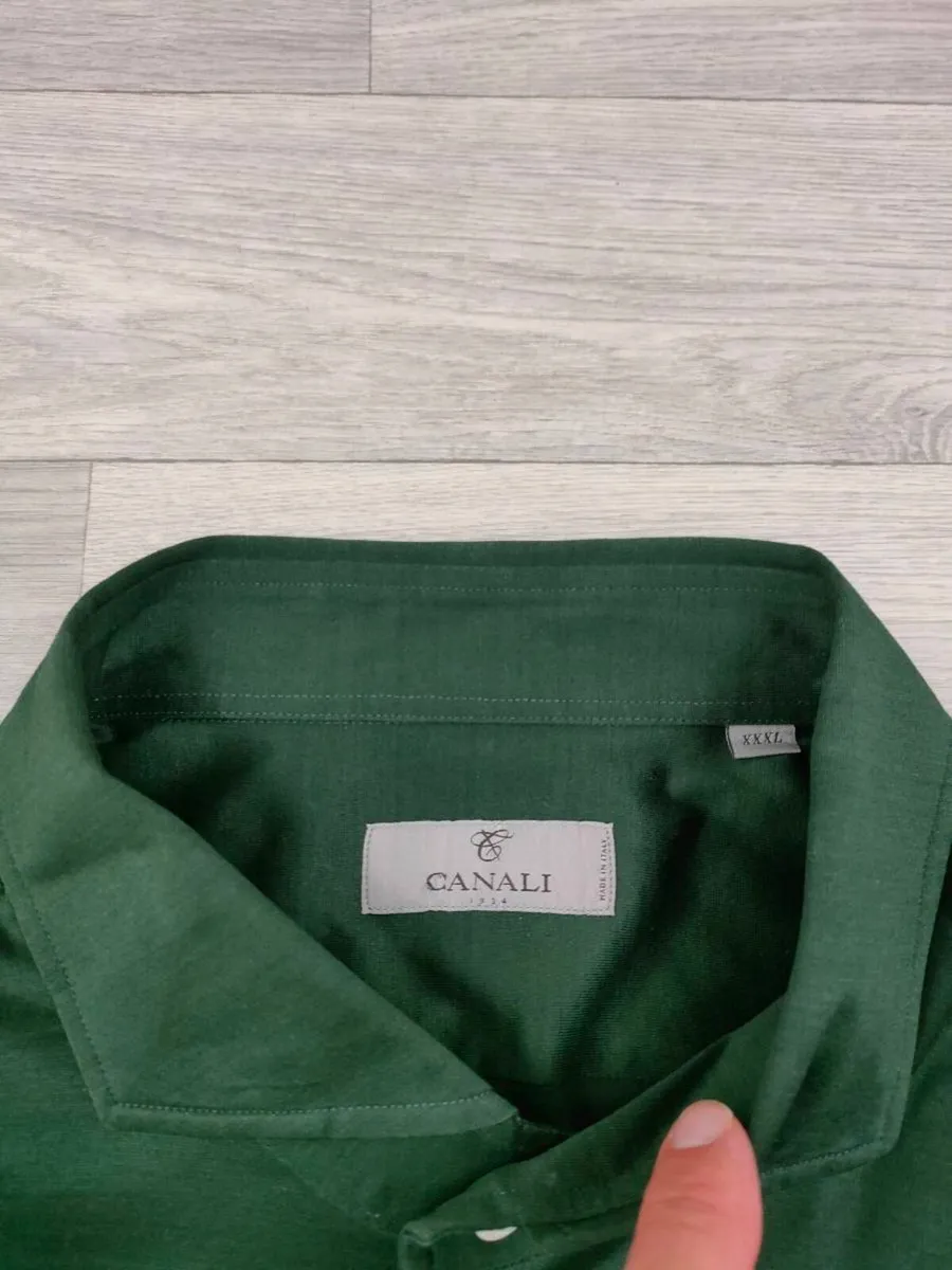 Canali Cotton Jersey Shirt Mens 2XL/3XL RRP 350 - Image 3