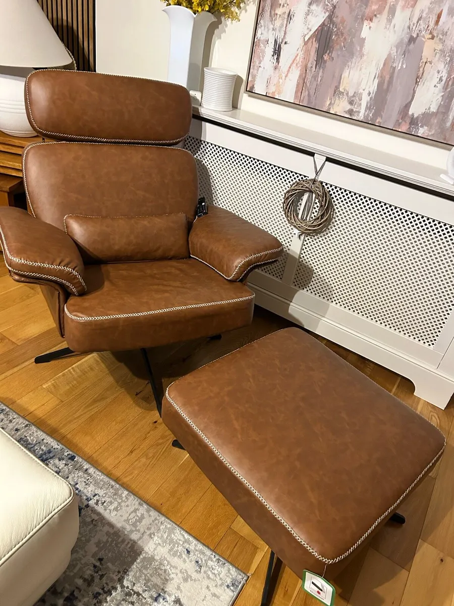 Single Chair & Foot Stool - Image 2