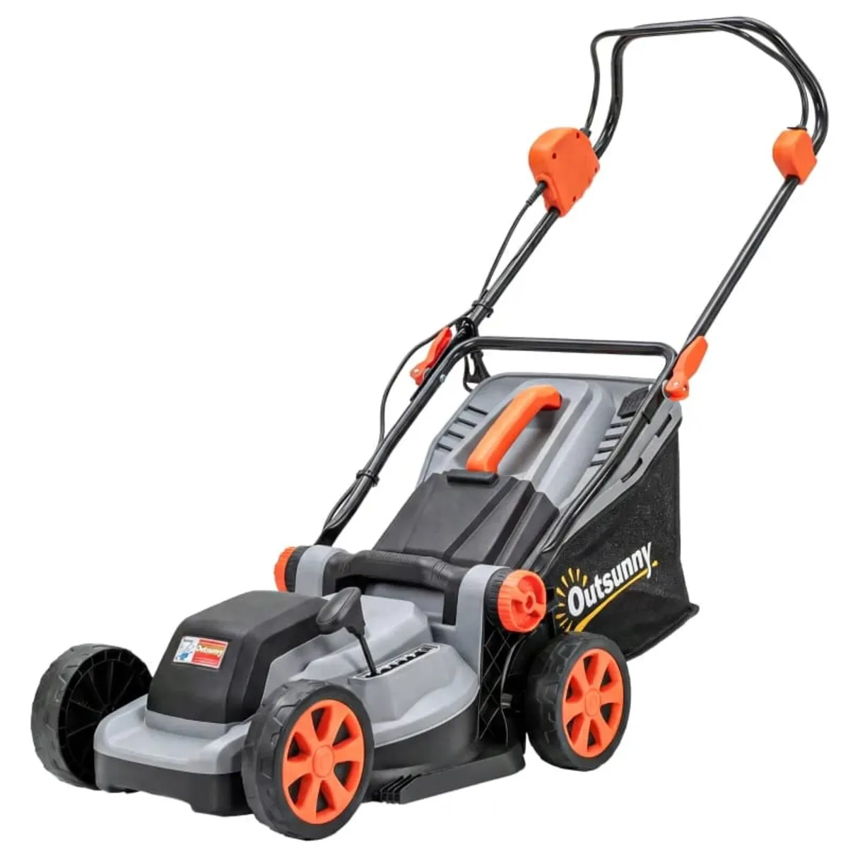 18V Cordless Lawnmower with 2 x 4Ah Batteries, Bat - Image 1