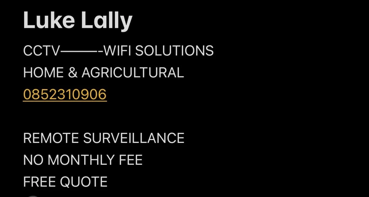 CCTV SYSTEMS- CALVING/FOALING/SURVEILLANCE - Image 1