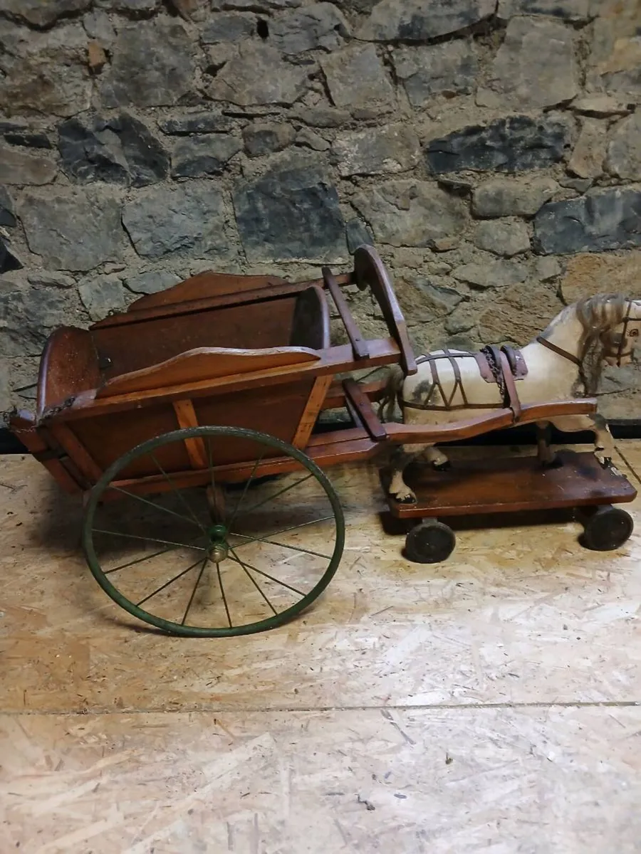 Antique G&J lines horse and cart - Image 1