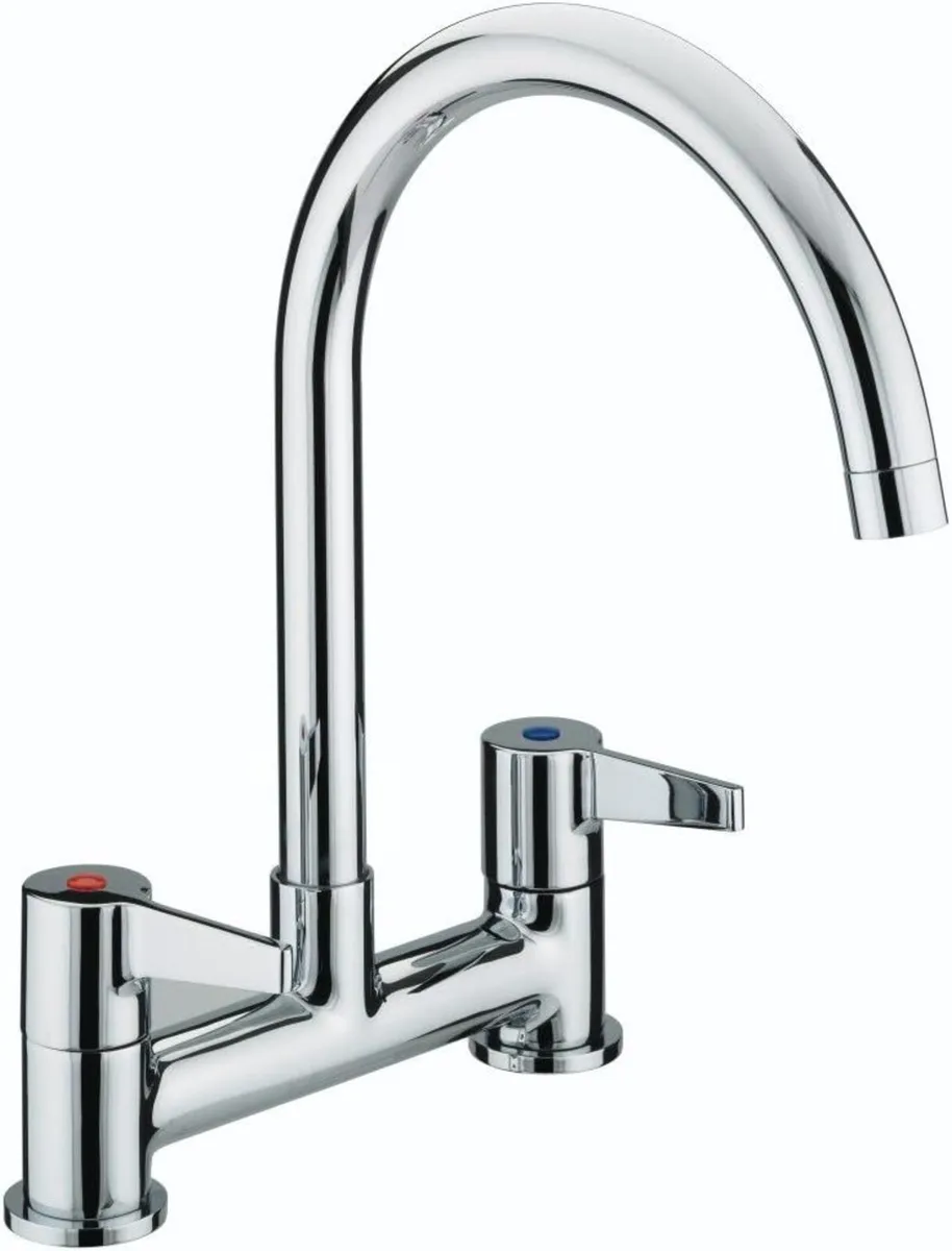 Design Utility Bridge Kitchen Tap Chrome Dul Dsm - Image 1