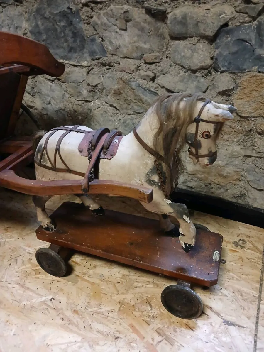 Antique G&J lines horse and cart - Image 3