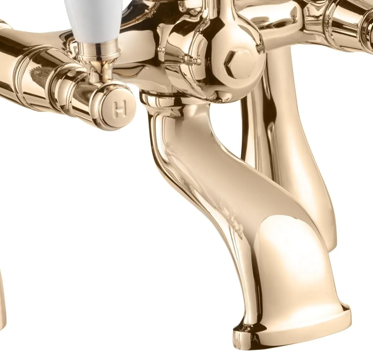 Georgian Bath Shower Mixer Tap Kit Finish - Image 3