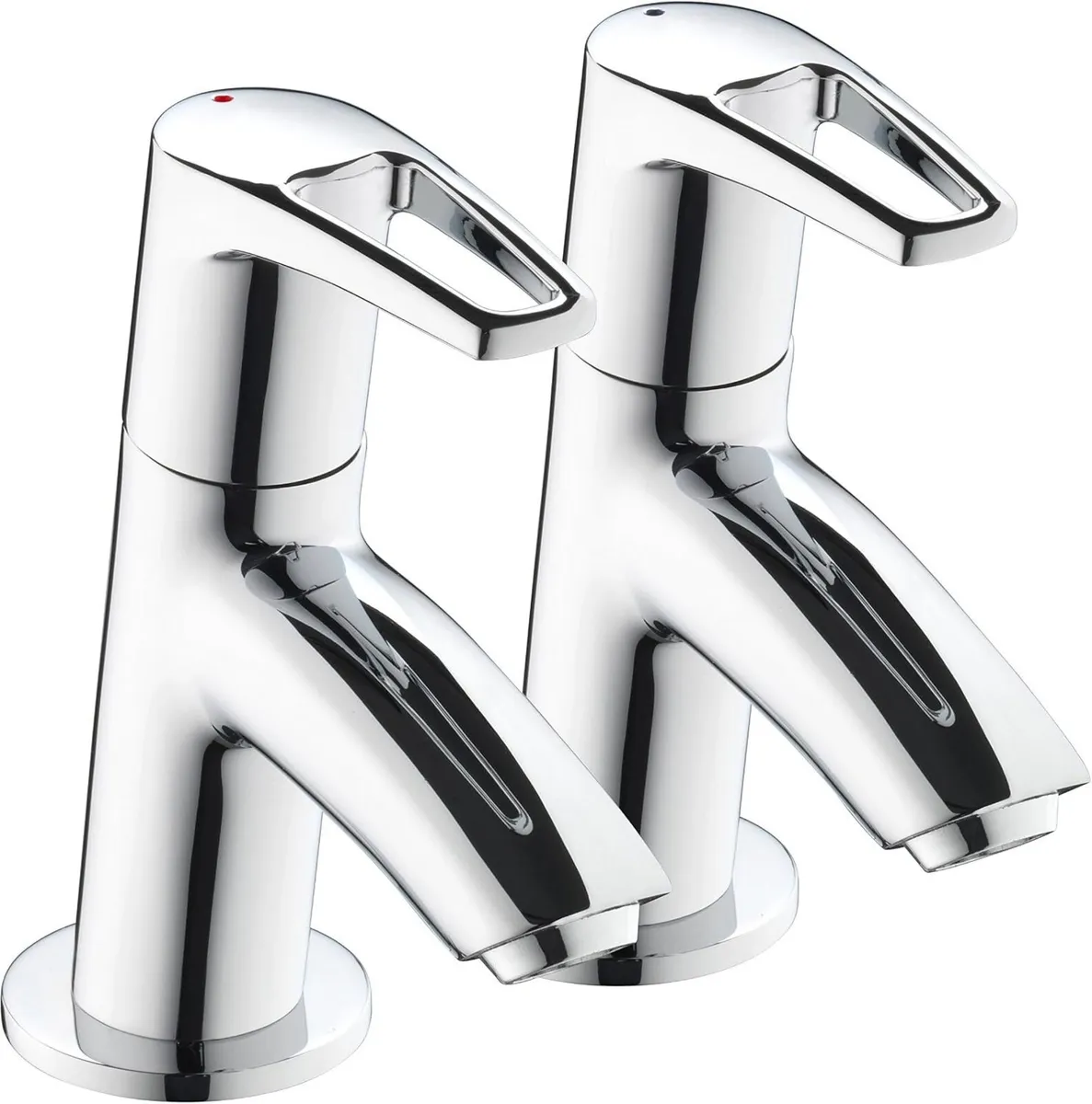 Bathroom Taps Chrome Pillar Basin - Image 1