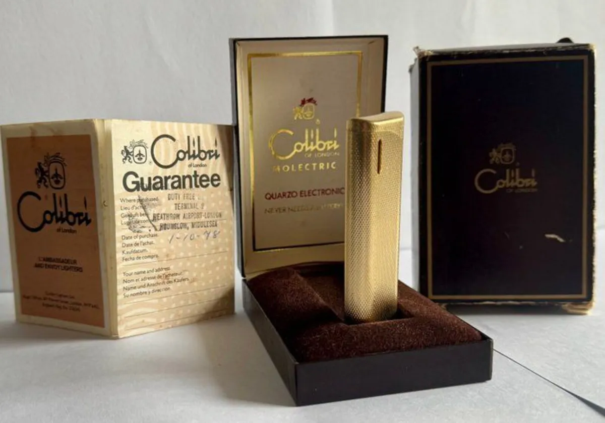 Vintage Colibri 'Super Envoy' pocket lighter - Image 1