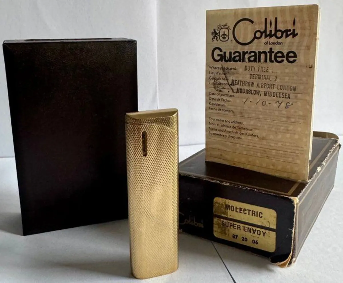 Vintage Colibri 'Super Envoy' pocket lighter - Image 2