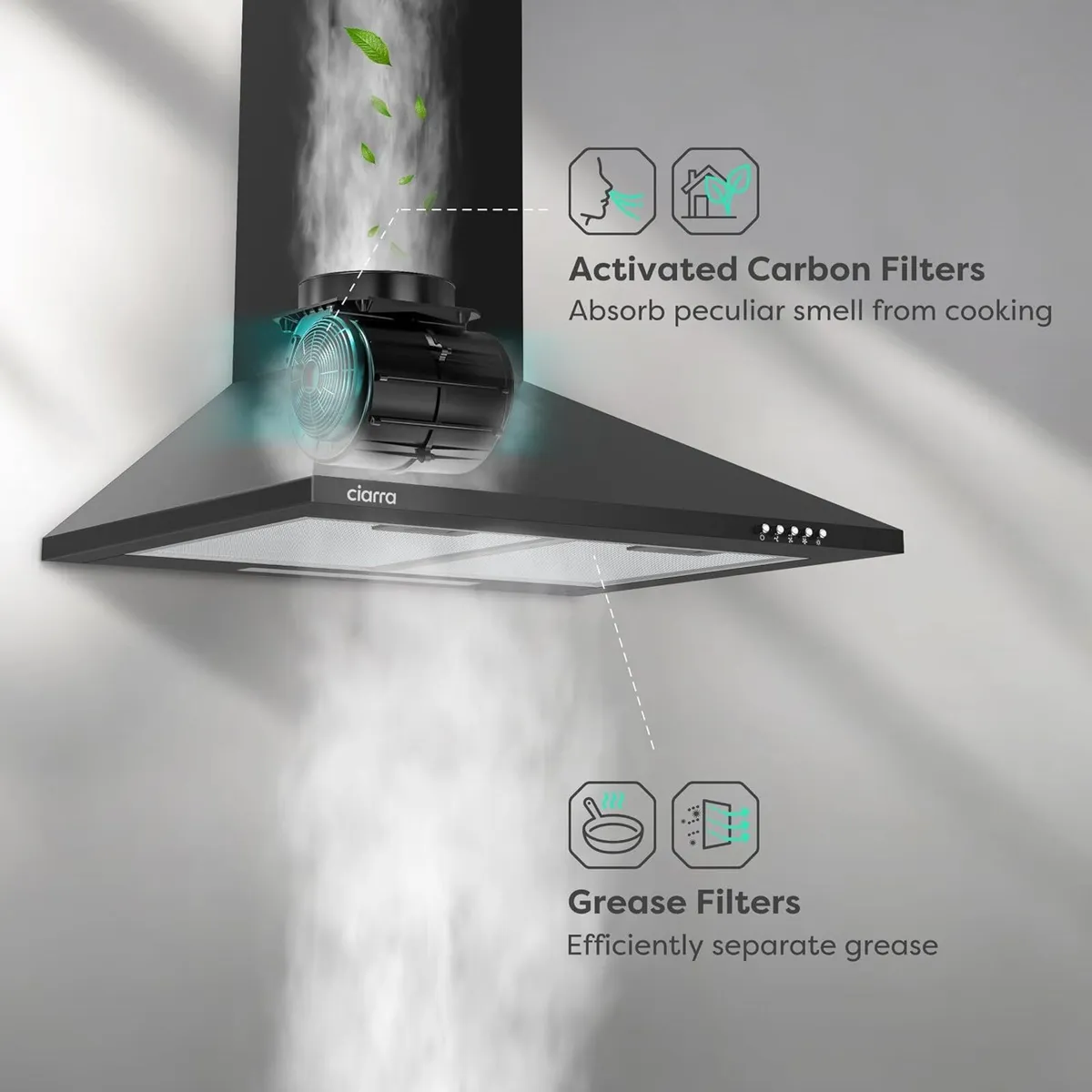 Chimney Cooker Hood Class A++ 404m³ H - Image 4