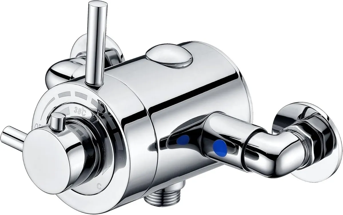 T95 Modern Thermostatic Shower Valve Concentric - Image 1