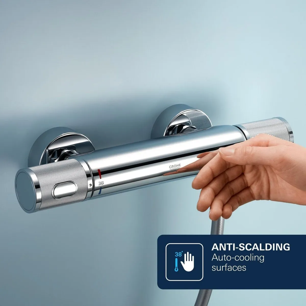 Precision Feel Wall Mounted Exposed Thermostatic - Image 4