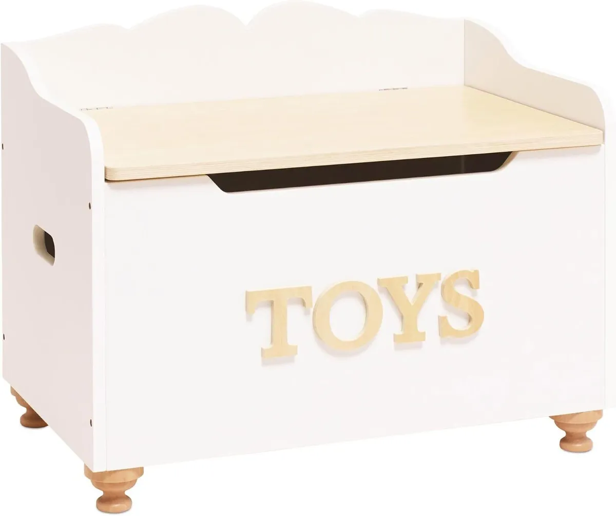 Kids Toy Box for Toys Wooden Storage - Image 1