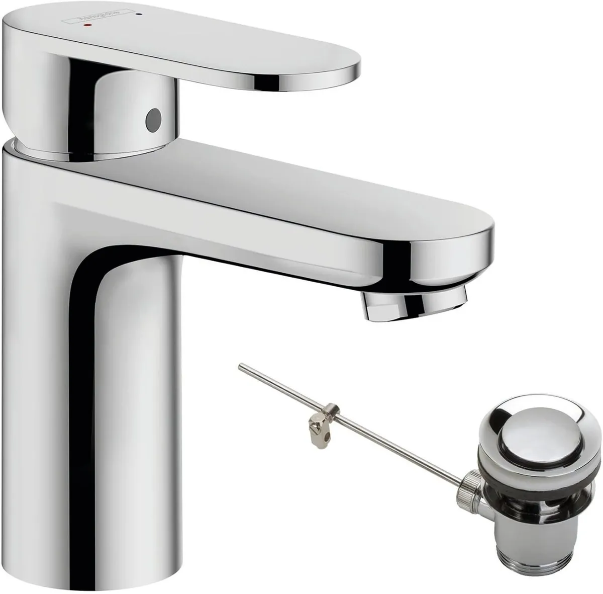 Vernis Blend Basin Mixer Tap 100 with Pop-Up - Image 1