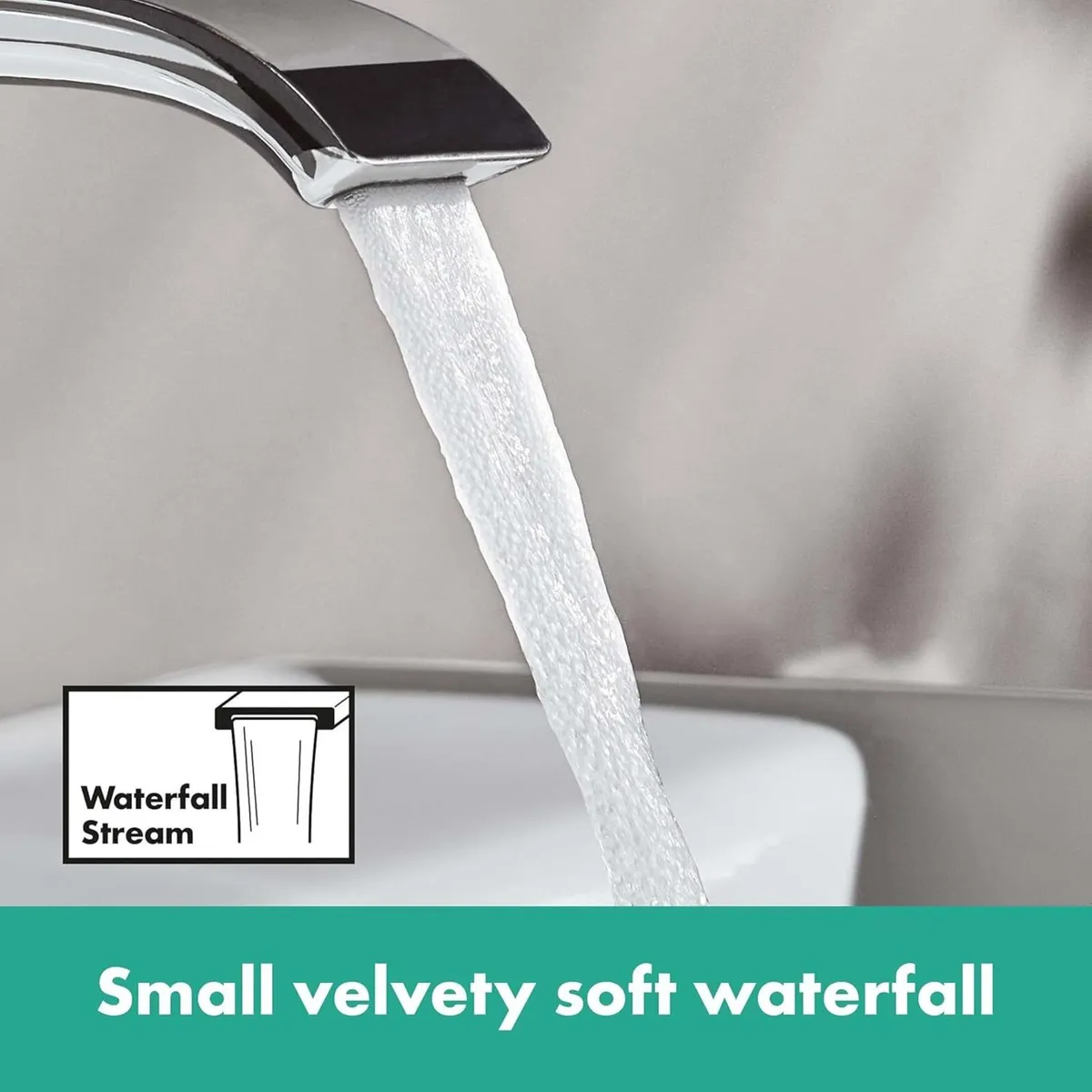 Basin Mixer Tap 110 Without Waste Set Chrome - Image 3