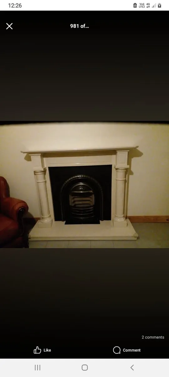 Marble fireplace - Image 3