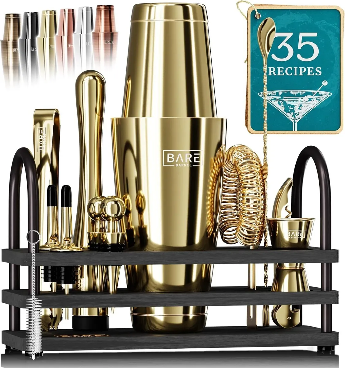 Cocktail Making Kit 14-Piece Bartender Shaker Set - Image 1