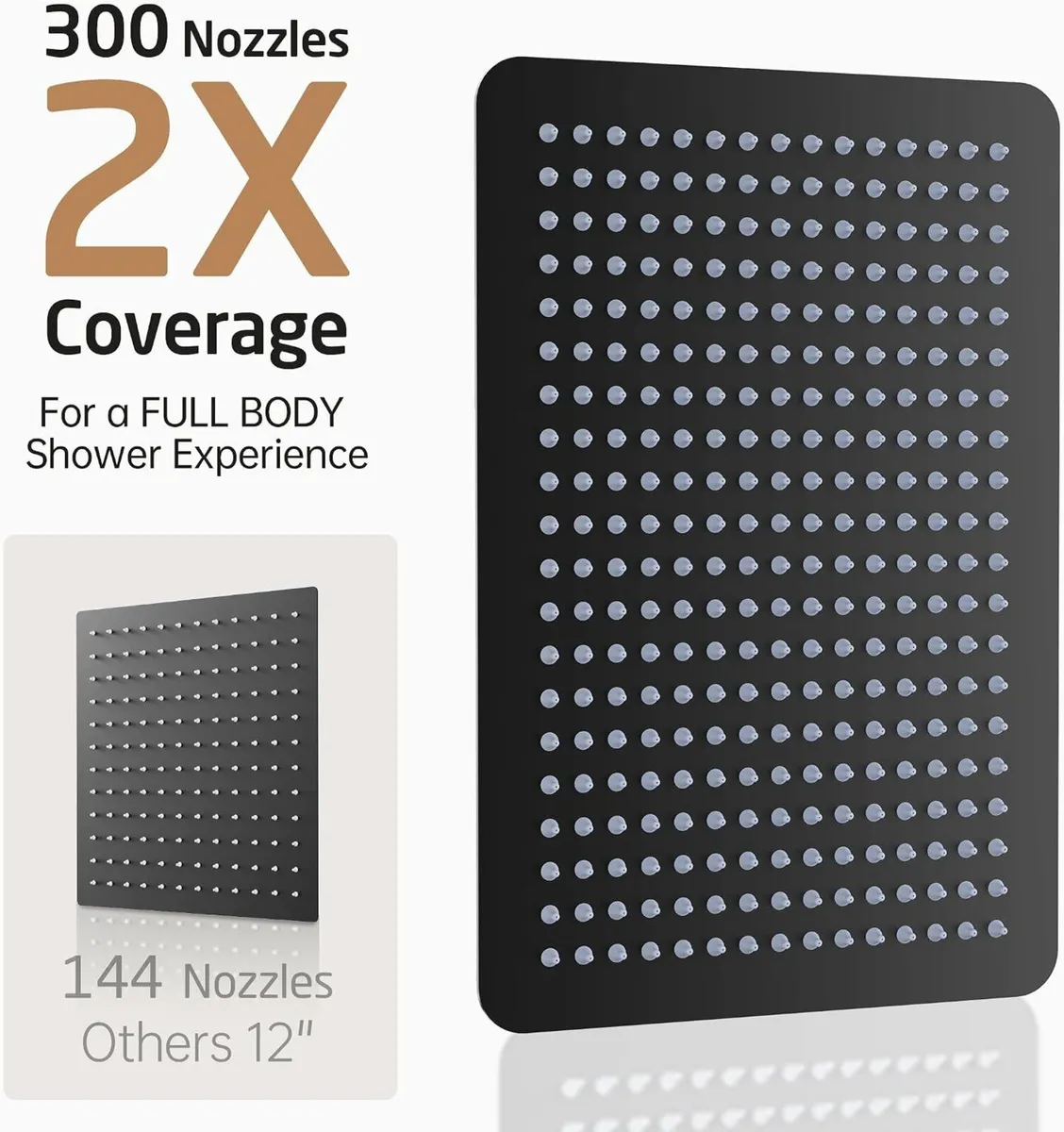 Concealed Shower System Set 12 Inch Head - Image 4