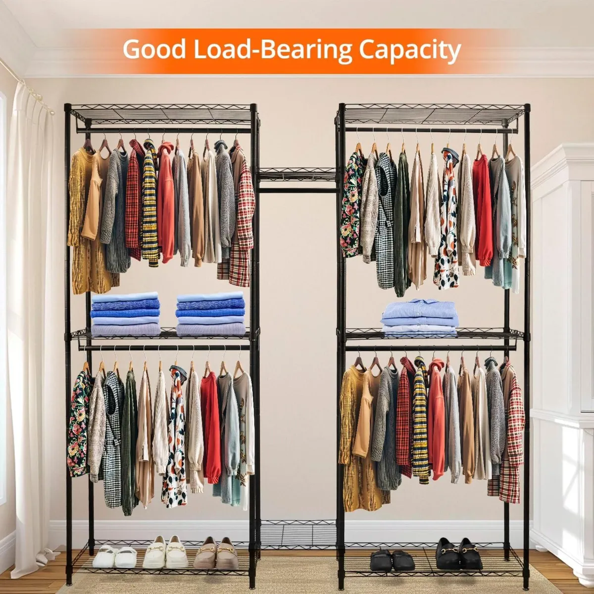 Clothes Rail Heavy Duty Metal Clothing Rack - Image 4