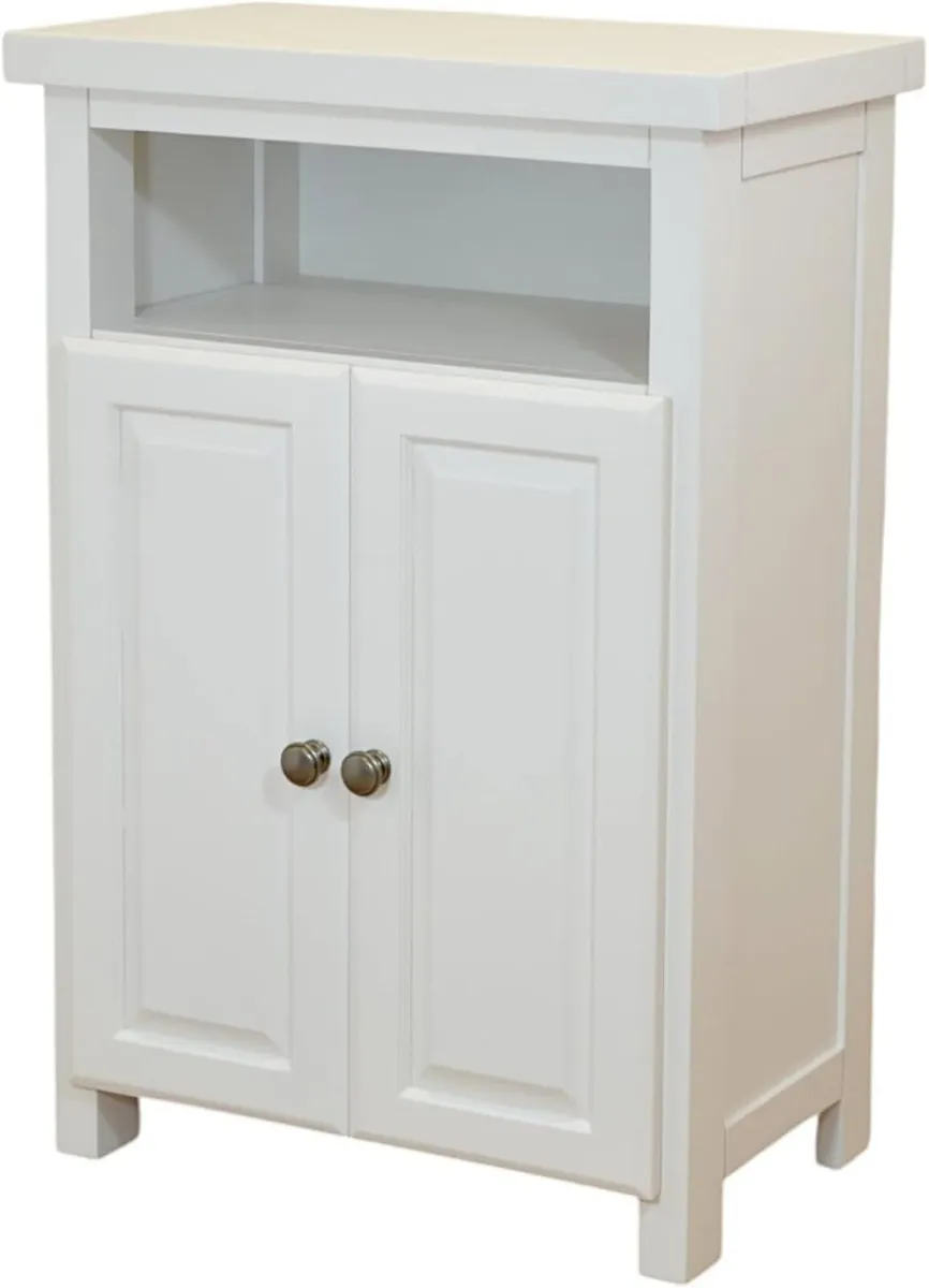 Grofurniture Snow Painted Cabinet Hallway Shoe - Image 4
