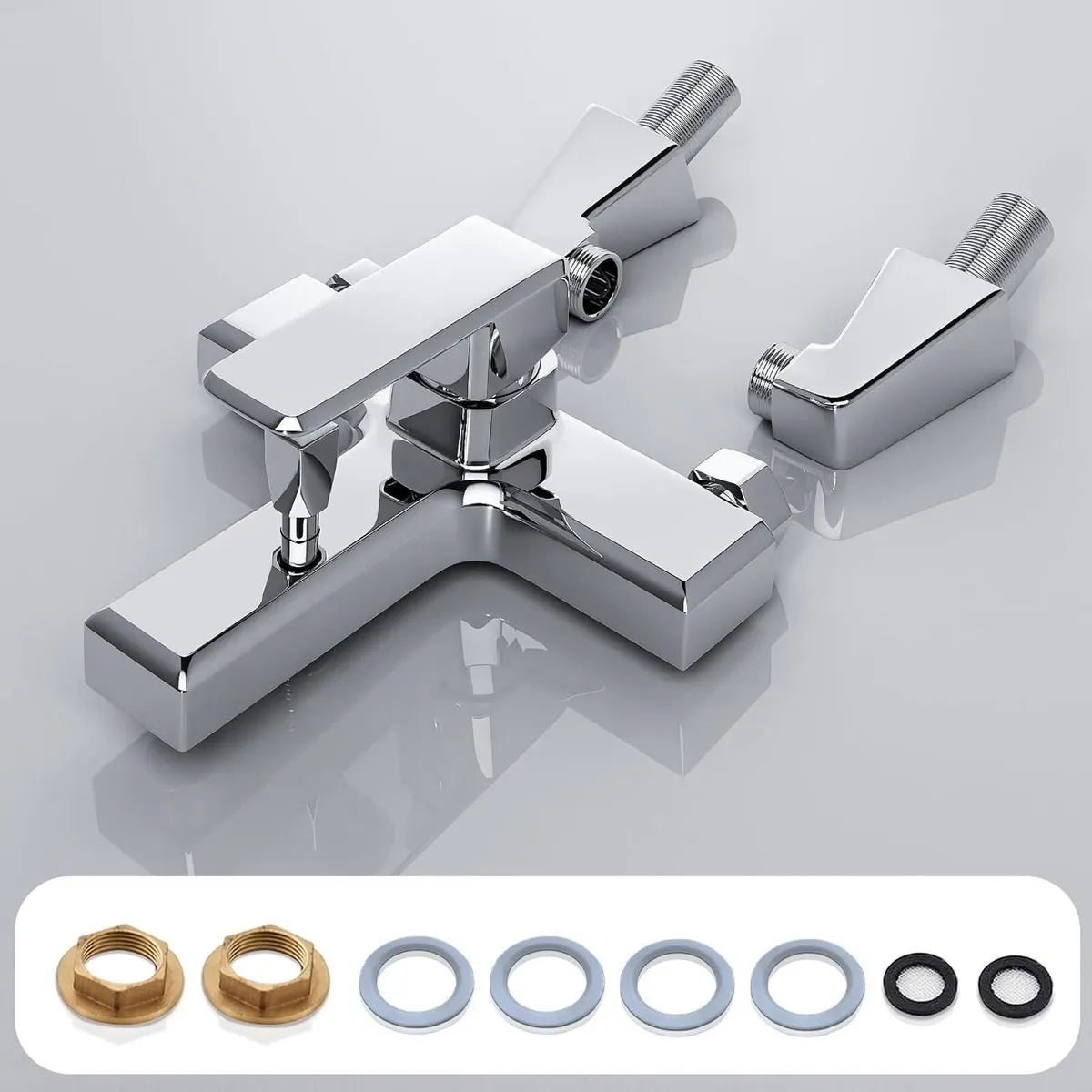 Bath Shower Mixer Tap Single Lever Bathtub - Image 4
